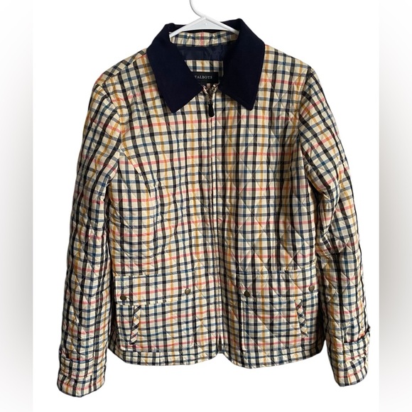 Talbots Jackets & Blazers - Talbots Plaid Barn Coat/Jacket Size M